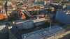 Aerial view of the Stasi Museum in Berlin, Germany.