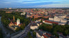 Aerial view of the Gasteig in Munich, a major cultural and event center.