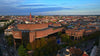 Aerial view of the Gasteig in Munich, a major cultural and event center.