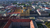 Aerial view of the Theatine Church (Theatinerkirche) in Munich, Germany.