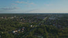 Aerial drone view of Oranienburg, Germany .