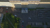 Aerial view of the Stasi Museum in Berlin, Germany.