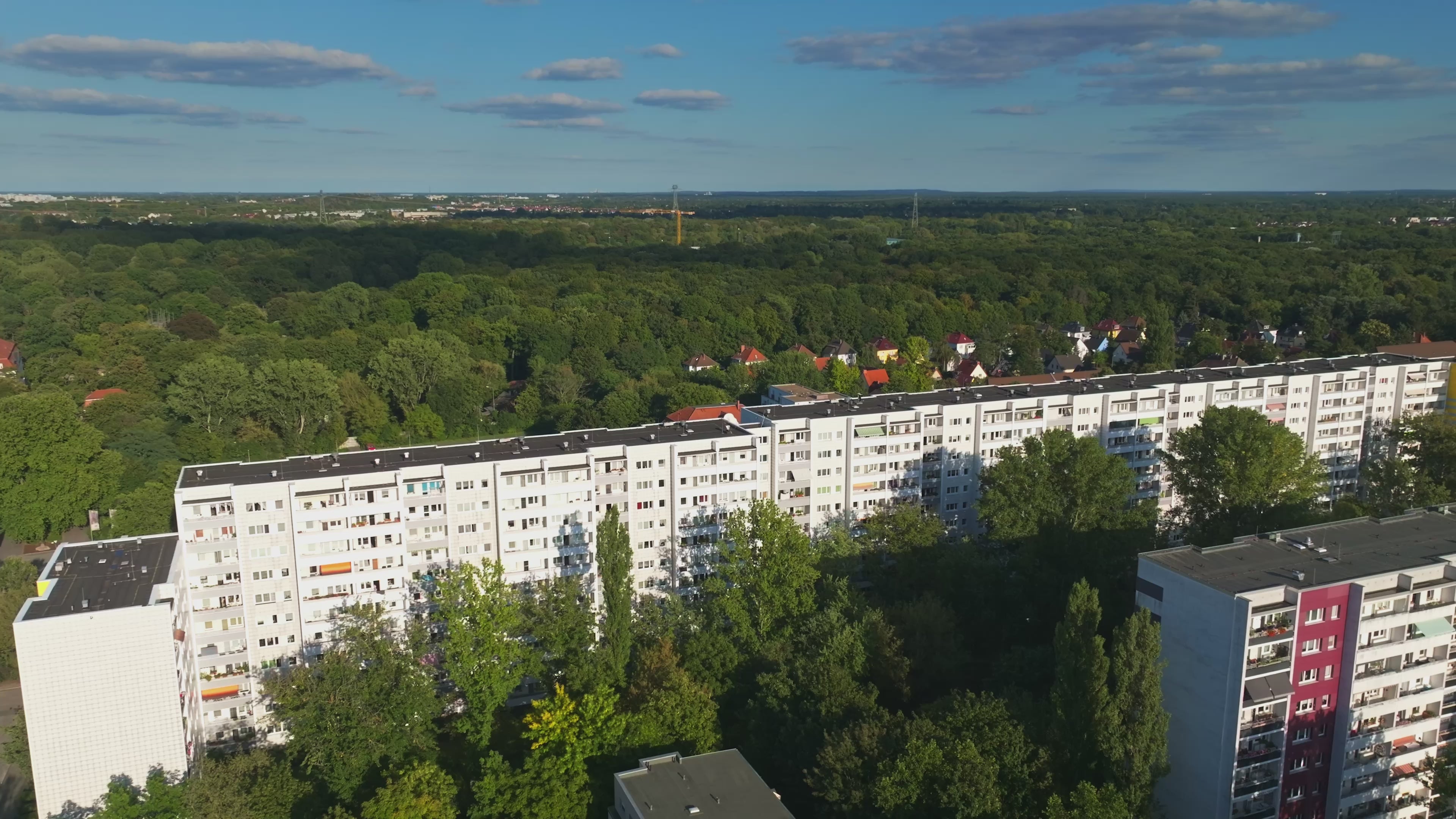 Aerial view of Tier park Berlin, Germany.