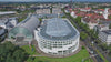 Aerial view of Stadthalle Bielefeld , Germany.